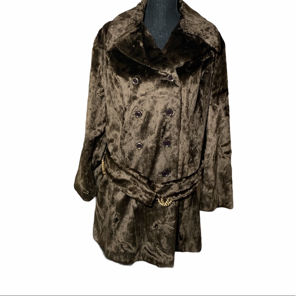 Vintage faux fur coat